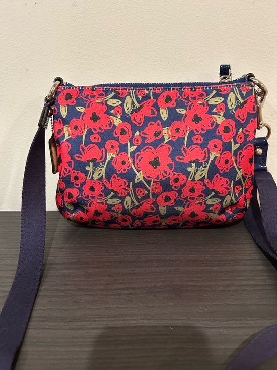Coach Poppy "Poppy Dream" Floral Crossbody Bag EUC - Picture 10 of 13